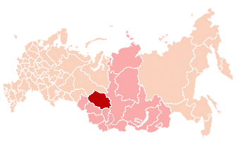 Томская область выделена